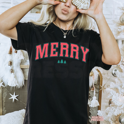 Merry Christmas Sweatshirt | Classic Retro Holiday Apparel