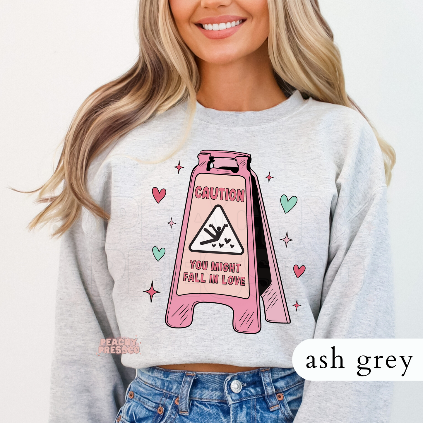 Caution You Might Fall in Love Shirt – Cute Funny Valentine Apparel
