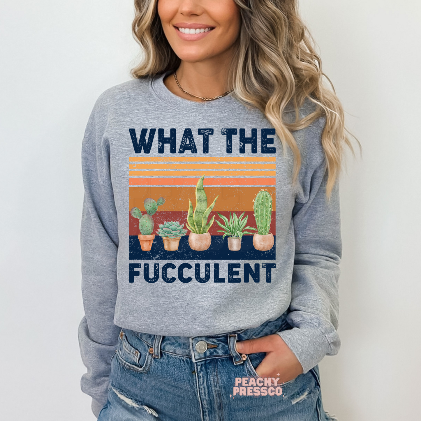What the Fucculent Retro Succulent T-Shirt – Vintage Plant Lover Graphic Apparel