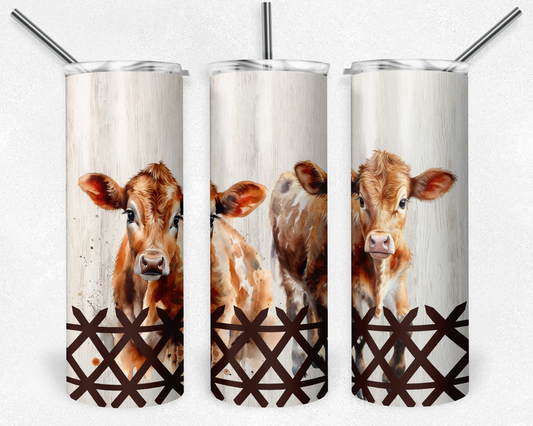 Cute Baby Cow – Farm Animal Tumbler, Cow Lovers